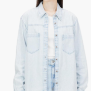 国内318.5元！Levi's 李维斯 银标系列 23秋冬新款女士纯棉牛仔衬衫 A5977  含税直邮到手约145.61元