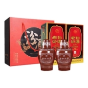 【年货礼盒】山西汾酒 53度老白汾酒坛汾475mL*2瓶礼盒装送礼白酒