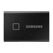 三星（SAMSUNG） 1TB Type-c USB 3.2 移动固态硬盘（PSSD） T7 Touch 黑色 NVMe传输速度1050MB/s 指纹识别
