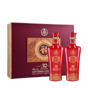 京东百亿补贴：五粮液集团 永不分梨礼盒酒水 52度 500mL 2瓶