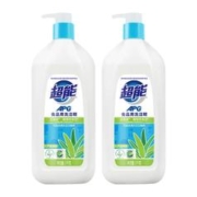 超能 APG洗洁精1.1kg*2瓶大瓶家庭装食品级芦荟清香果蔬洗涤灵DRT