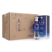 YANGHE 洋河 天之蓝520mL*6瓶整箱 42度浓香型绵柔白酒 整箱装 酒水