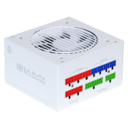 先马（SAMA）黑钻650W 金牌全模组 白色 主机电脑电源 14CM小机身/双8Pin供电/智能温控/风扇一键启停/压纹线