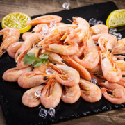 美加佳 格陵兰熟冻腹籽北极甜虾 90/120  净重1.5kg