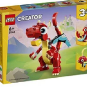 PLUS会员：LEGO 乐高 创意百变3合1系列 31145 红色小飞龙