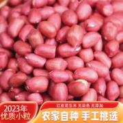 相遇红颜 红皮花生米农家小粒生花生仁红衣花生米仁 杂粮红米 小红花生米 小红花生米 1斤
