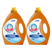 White Cat 白猫 衣物除菌液1kg*2瓶（封口膜版）温和高效杀菌除螨除味内衣裤清洁