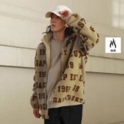 需首单：Gap 盖璞 男女装冬季LOGO仿羊羔绒立领夹克外套462623