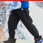 XTEP 特步 男童加绒保暖裤