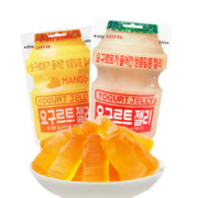 LOTTE 乐天 儿童酸奶乳酸菌软糖QQ橡皮糖糖果小孩网红零食