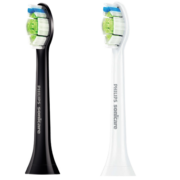 飞利浦（PHILIPS）原装电动牙刷头 钻石亮白型刷头 适用于HX9362 HX9372 HX9352 HX9332 HX9312 HX9系列 粉钻白钻金钻HX6063/96 黑色标准 3支