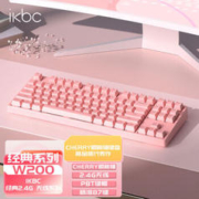 ikbc W210 108键 2.4G无线机械键盘 蓝樱花 Cherry红轴 无光