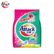 洁霸（ATTACK）洁霸亮彩无磷洗衣粉 护色配方 2.5kg