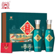泸州老窖 福香千里 浓香型纯粮食白酒 52%vol 500mL 2瓶 礼盒装