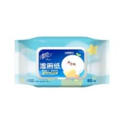 Breeze 清风 湿厕纸家庭长草颜团子80片1包厕纸擦屁股私处湿巾