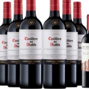 红魔鬼 智利原瓶进口红酒干露红魔鬼赤霞珠干红葡萄酒6支整箱装
