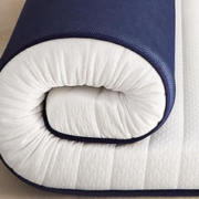 家装季、京东百亿补贴：MANKEDUN 曼克顿 针织棉乳胶床垫 白蓝 150*200*6.5cm78.8元