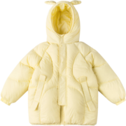 [四色可选]gxgkids童装儿童轻薄羽绒服22秋冬新款外套 淡黄色 120cm