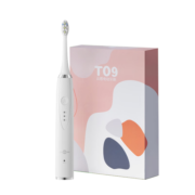 博皓（prooral）电动牙刷成人 声波震动 智能净白牙刷 T38 象牙白|配2支刷头