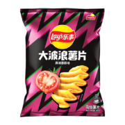plus会员：乐事 大波浪 马铃薯片 真浓番茄味 135g*4件+凑单