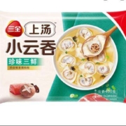 概率券:三全大馅馄 小馄饨 小云吞 内含高汤料包方便速食 珍味三鲜上汤小云吞400g