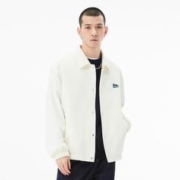 GXG 城市户外系列 时尚休闲百搭男本白色翻领夹克外套