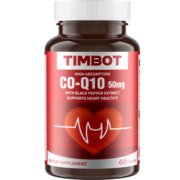 美国进口TIMBOT Q10 还原型辅酶胶囊水溶性心脏保健备孕高浓度改善卵子质量备货 （50mg*60粒还原型辅酶