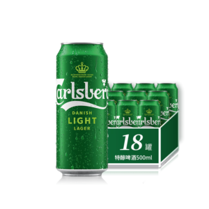 plus會員carlsberg嘉士伯特醇啤酒32vol500ml18聽整箱裝