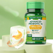 美国进口，Nature's Truth 自然之珍 16种活性肠道益生菌胶囊60粒*2瓶
