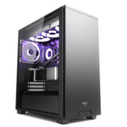 aigo 爱国者 F70 E-ATX机箱 半侧透 黑色