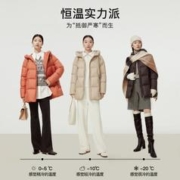 DUNNU 敦奴 23年冬新款连帽简约时尚宽松街拍风女短款羽绒服外套