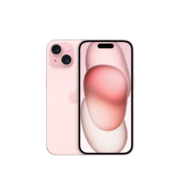 Apple 苹果 iPhone 15 (A3092) 128GB 粉色 5G 双卡双待手机【快充套装】