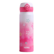 膳魔师(THERMOS) 保温杯保冷杯樱花粉500ml不锈钢车载水杯男女学生杯子