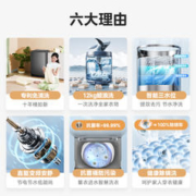 Midea 美的 12kg全自动家用大容量宿舍除螨波轮洗衣机L3D