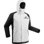 迪卡侬（DECATHLON）男士滑雪服防水保暖防风单板双板滑雪夹克WEDZE3 灰白色 L