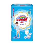 大王（GOO.N）维E新升级拉拉裤宝宝小短裤婴儿尿不湿 新升级拉拉裤L52片（9-14kg）