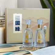国缘 官方旗舰店 自营今世缘淡雅国缘42度白酒2瓶礼盒装酒水礼品