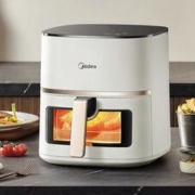 Midea 美的 空气炸锅 免翻面 可视 家用大容量 5L 炸烤箱一体