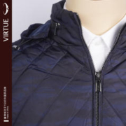 Virtue 富绅 2023羽绒服男士冬季加厚短款防寒服宽松连帽轻薄外套男装