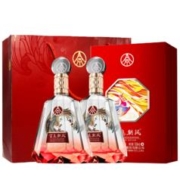 京东百亿补贴：五粮液 百鸟朝凤红钻浓香型白酒礼盒52度500ml*2瓶
