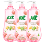 斧头牌AXE除菌洗洁精 青蒿洗洁精洗涤灵厨房洗碗液餐具清洗剂杀菌组合装 水漾蜜桃*3瓶