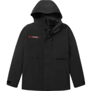 骆驼叠加态冲锋衣男女羽绒服三合一两件套冬季加绒加厚防寒登山服