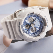 卡西欧（CASIO） BABY-G系列新款防水多功能时尚运动电子女表礼物送女友推荐 BA-130-7A2