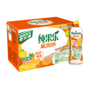 plus会员、需首购:百事可乐 果缤纷 热带美味 果汁饮料 450ml*15瓶*2件
