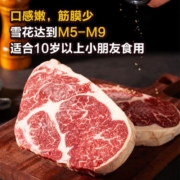 FBU牛排保鲜局牛排原切安格斯雪花上脑心肉眼西冷牛扒进口生鲜 澳洲谷饲板腱150g*4+澳洲草饲西冷150g*4