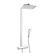 汉斯格雅（Hansgrohe）德国原装进口飞雨360花洒套装智能恒温淋浴管
