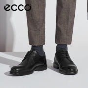 爱步（ECCO）正装男鞋 商务皮鞋男百搭英伦德比鞋 里斯系列622104 黑色42
