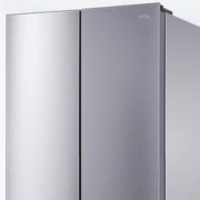 限移动端、京东百亿补贴：TCL BCD-408WZ50 风冷十字对开门冰箱 408L 典雅银