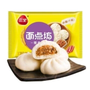 三全中式早餐系列  面点坊猪肉包12只360g（油条、面包等多款可选）*8件