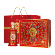 红星北京二锅头白酒清香型高端礼盒煌钰鸿钰婚庆 53%vol 500mL 2瓶 鸿钰礼盒 送礼